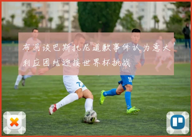 布冯谈巴斯托尼道歉事件认为意大利应团结迎接世界杯挑战